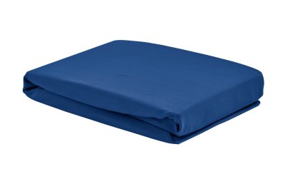 Christian Fischbacher Bavlněné prostěradlo DREAMCATCHER Pacific Blue 140 x 200 cm