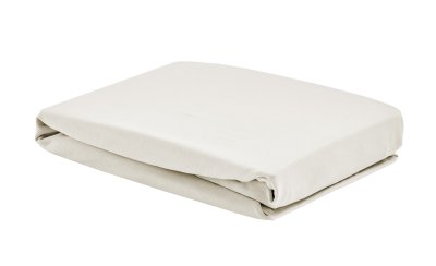 Christian Fischbacher Bavlněné prostěradlo DREAMCATCHER Fresh Milk 140 x 200 cm