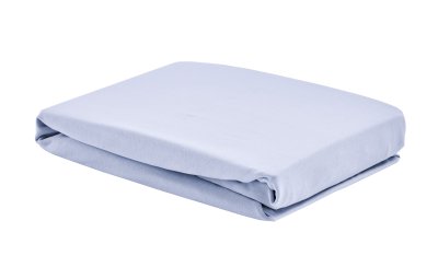 Christian Fischbacher Bavlněné prostěradlo DREAMCATCHER Cornflower 90 x 200 cm