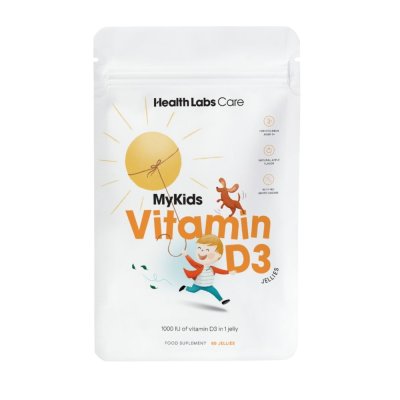 HEALTH LABS CARE My Kids Vitamin D3 - želé bonbony bez přidaného cukru 60 ks