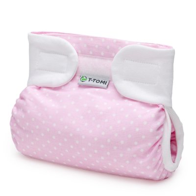 T-tomi Ortopedické abdukční kalhotky PLUS - suchý zip Pink dots (5-9kg)