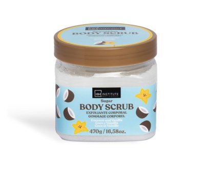 IDC Institute Tělový peeling Kokos&Vanilka 470 g