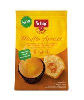 SCHÄR Muffin Apricot muffiny plněné meruňkovou marmeládou bez lepku 250 g