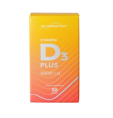 MY POWER WAY Vitamín D3 PLUS 30 kapslí
