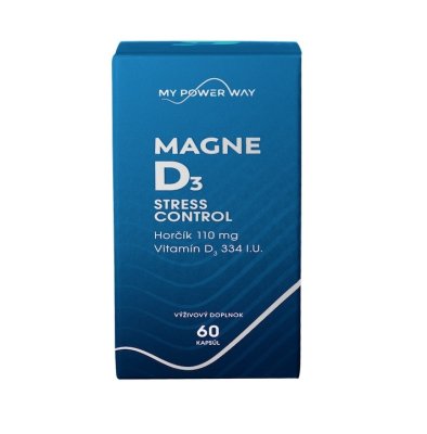 MY POWER WAY Magne D3 Stress Control 60 kapslí