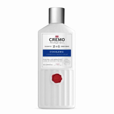 CREMO Cooling shampoo 2in1 condicioner citrus & mint leaf - Šampón a kondicionér 473 ml