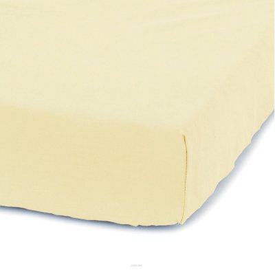 Mamo Tato Bavlněné prostěradlo 60x120cm - krémová