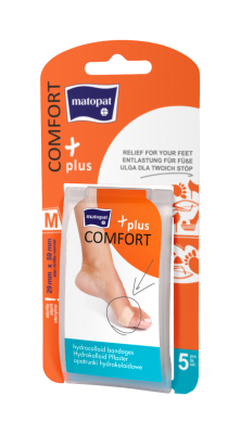 Matopat Comfort Plus hydrokoloidní náplasti M 29 x 59 mm 5 ks