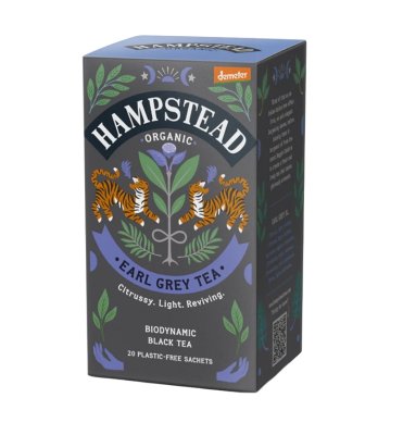 Hampstead Tea BIO Černý čaj s bergamotem Earl Grey 20x2 g
