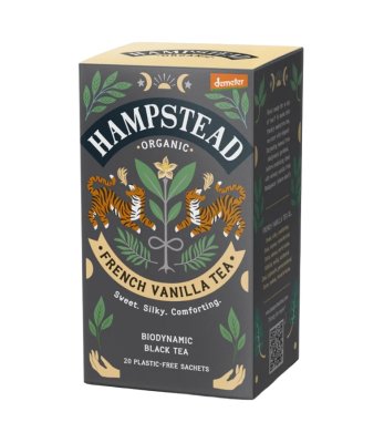 Hampstead Tea BIO Černý čaj s madagaskarskou vanilkou 20x1,5 g
