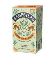 Hampstead Tea BIO Zelený čaj se zázvorem a citronovou trávou 20x2 g