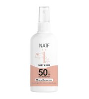 NAIF Ochranný sprej na opalování pro děti a miminka SPF50 175 ml