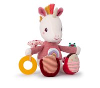 Lilliputiens textilní hračka s aktivitami - jednorožec Lena