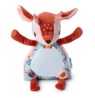 Lilliputiens textilní hračka se zrcátkem - jelínek Stella