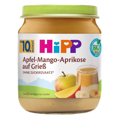 Hipp BIO Krupička s ovocem 200 g