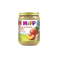 Hipp BIO Jablka s banány a broskvemi 190 g