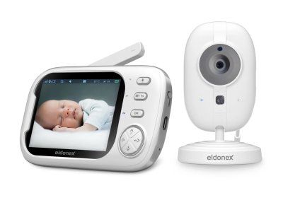 Eldonex BabyCheck dětská video chůvička bílá