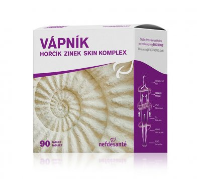Nefdesanté Vápník Hořčík Zinek Skin komplex 90 tablet