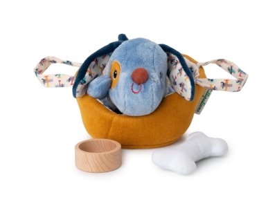 Lilliputiens pejsek Jules v pelíšku