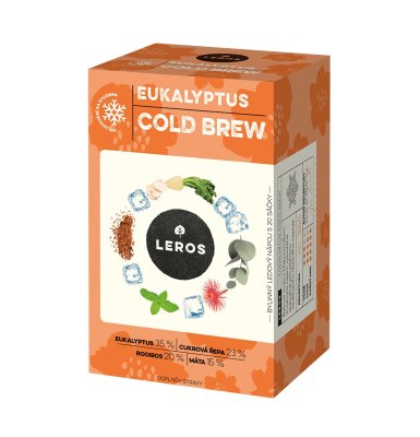 Leros Eukalyptus Cold Brew porcovaný čaj 20x1,8 g