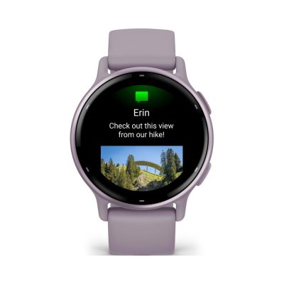 Garmin Vivoactive 5 chytré hodinky Orchid Metallic