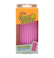Scrub Daddy Houbička na utírání prachu Damp Duster 1 ks růžová