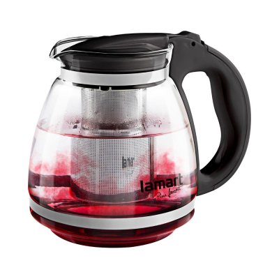 LAMART LT7027 Verre 1,5 l rychlovarná konvice černá