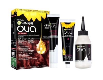 Garnier Olia 7.25 Rubínová červená permanentní barva na vlasy