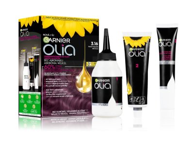 Garnier Olia 3.16 Tmavě fialová permanentní barva na vlasy