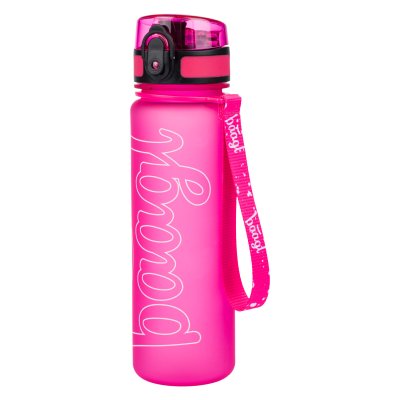Baagl Tritanová láhev na pití Logo - růžová, 500 ml