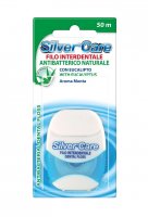Silver care Dentální nit antibakteriální 50 m