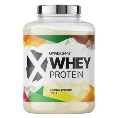 Gymsupps XWhey Protein 1kg - citronový cheesecake