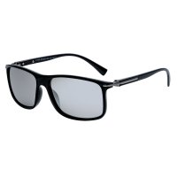 Glassa Polarizační sluneční brýle PG 440 černé / zrcadlové čočky