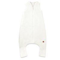 Baby Nellys Mušelínový spací vak se zahrnovacími nohavičkami - smetanový, vel. M