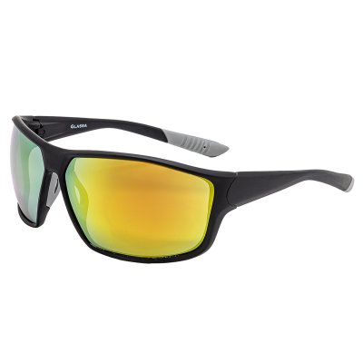 Glassa Polarizační sluneční brýle PG 892 černé / žluté čočky