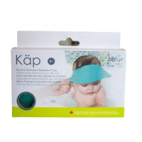 Bblüv Silikonový kšilt na mytí hlavy Käp 1 ks Aqua