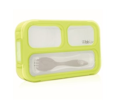 Bblüv Svačinový box Bentö sada Lime