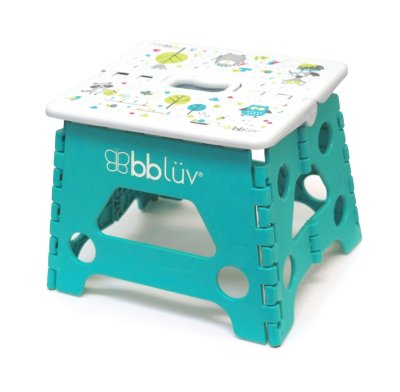 Bblüv Skládací stupínek Stëp 1 ks Aqua