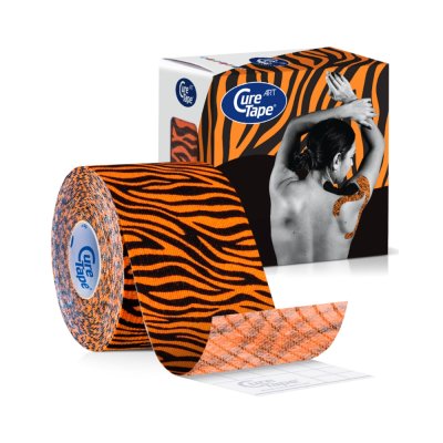 CureTape Art 5 cm x 5 m kineziologický tejp Tiger