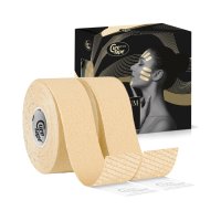 CureTape Beauty 2,5 cm x 5 m kosmetický tejp 2 ks béžový