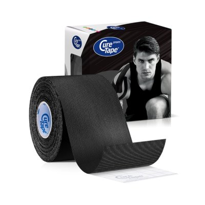 CureTape Sports 5 cm x 5 m kineziologický tejp černý