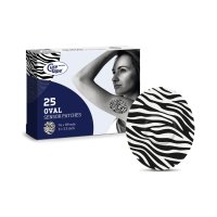 CureTape Sensor Patches náplasti na senzor 25 ks Art Zebra