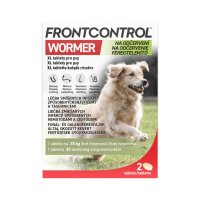 FRONTCONTROL Wormer XL tablety pro psy 35 kg 2 tablety FRONTCONTROL Wormer XL tablety pro psy 35 kg 2 tablety
