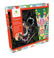 Sycomore Artissimo - XXL kreativní sada - vyškrabávání a pískování - zvířecí portréty