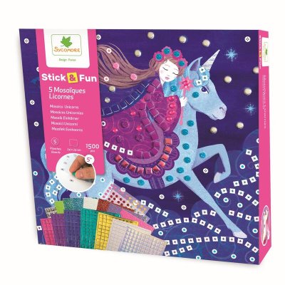 Sycomore Stick & Fun - mozaika - jednorožci