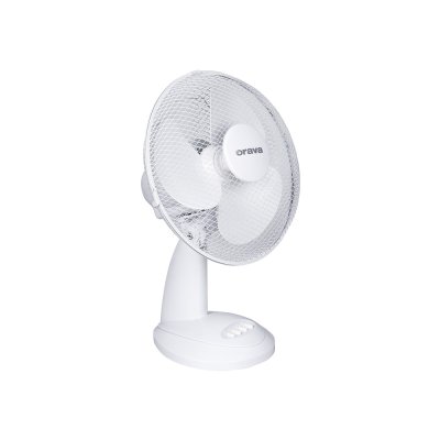 Orava Stolní oscilující ventilátor, bílý