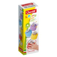 Quercetti Momy Soft Happy Sound - měkké kostky se zvukem - 4 ks