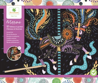 Sycomore Artissimo - vyškrabávání - Koně a jednorožci