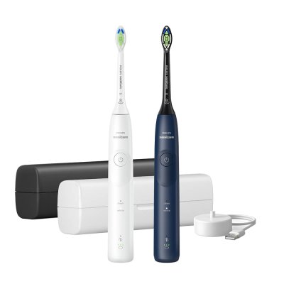 Philips Sonicare 5500 HX7119/01 sonické zubní kartáčky 1+1 ks bílý+černý