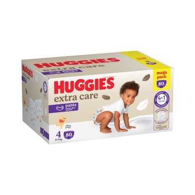 Huggies Extra Care Pants 4 9–14 kg 80 ks box